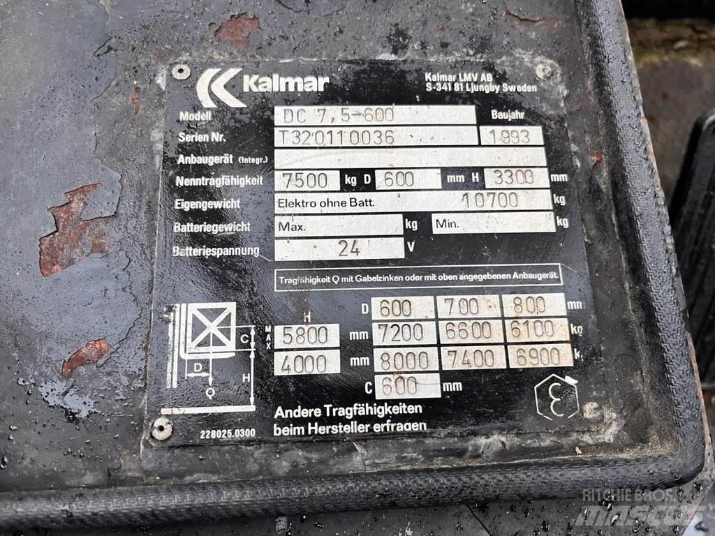 Kalmar DC7,5- 600 LPG (dujiniai) krautuvai