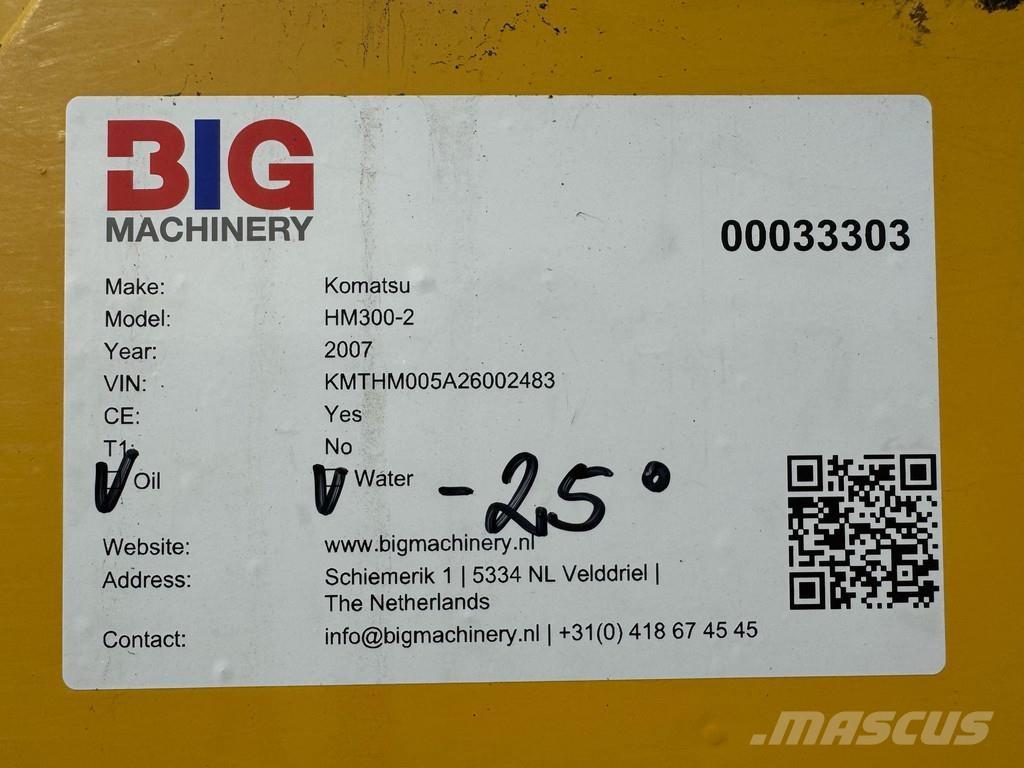 Komatsu HM300-2 Karjeriniai savivarčiai