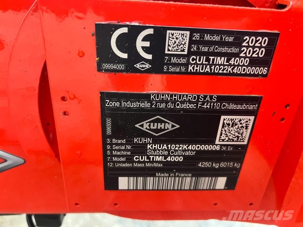 Kuhn CULTIM L4000 Kultivatoriai