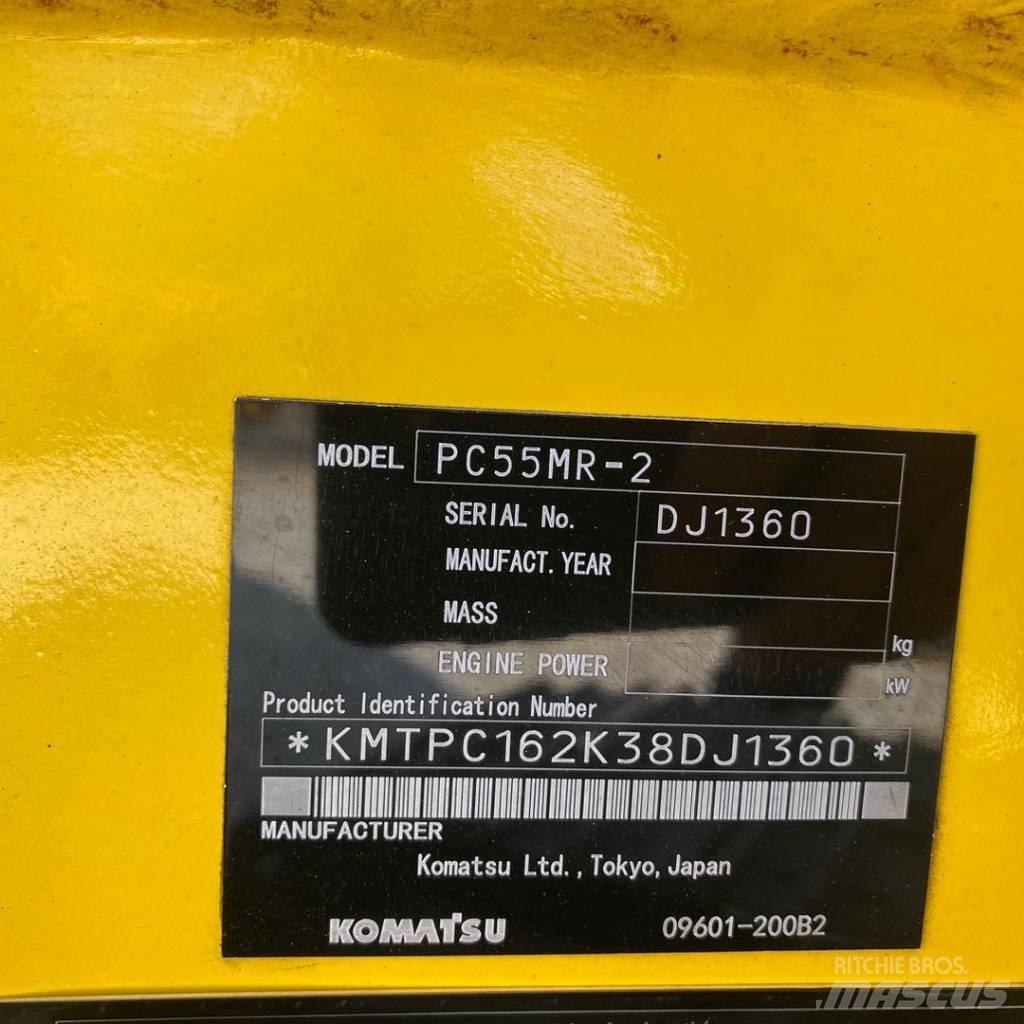Komatsu PC 55 Vikšriniai ekskavatoriai