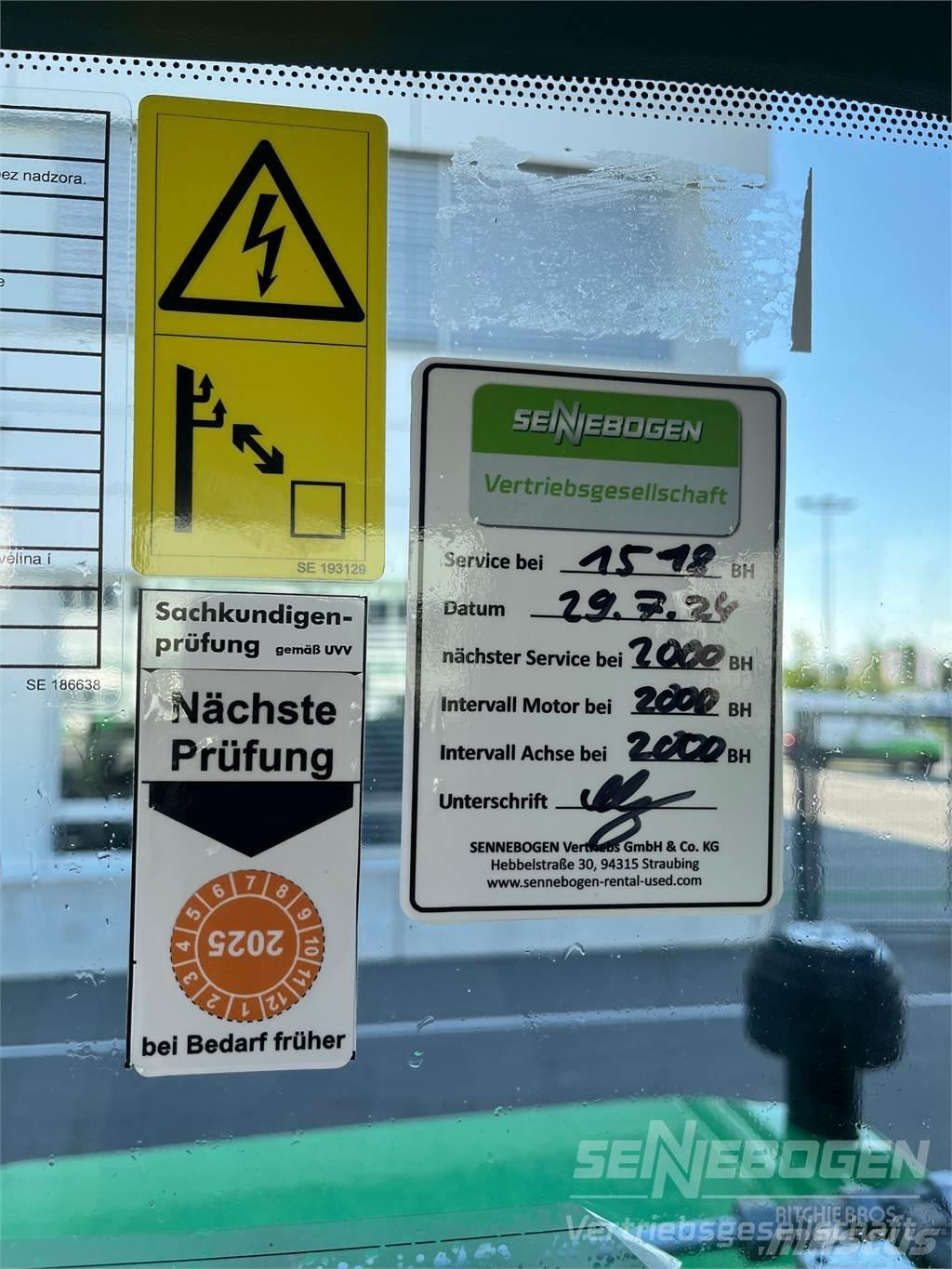 Sennebogen 355 M Šakiniai krautuvai - Kita