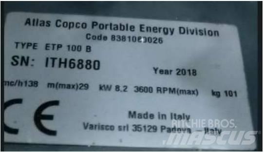 Atlas Copco ETP 100B Vandens siurbliai