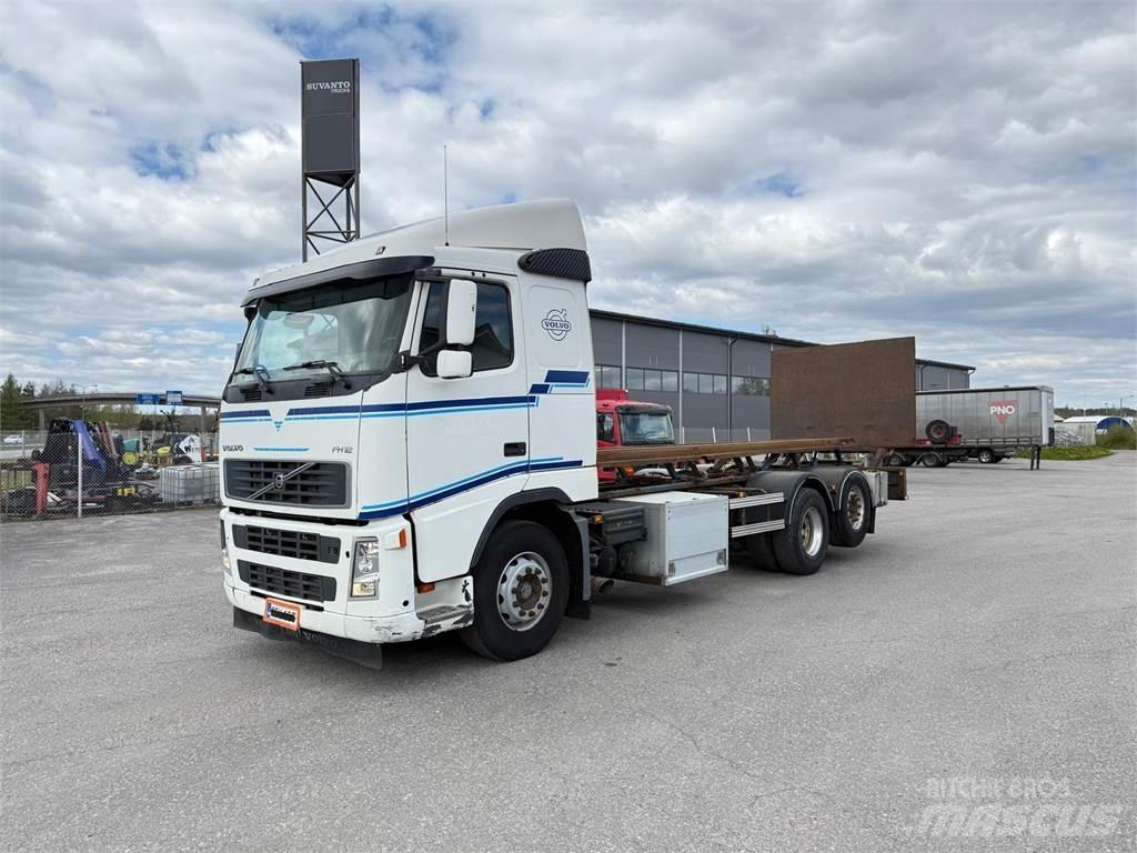 Volvo FH12 460 6x2 Konteinerių nuožulnaus pakėlimo ant platformos krautuvai