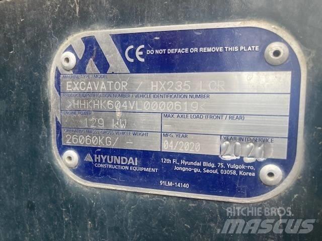 Hyundai HX 235 LCRD Vikšriniai ekskavatoriai