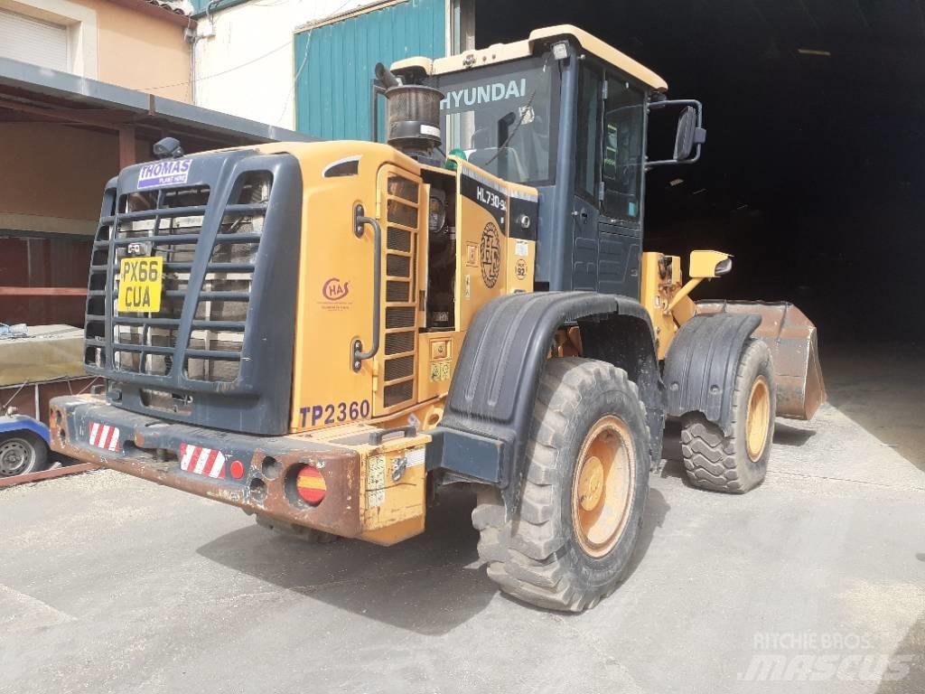 Hyundai HL 730-9 A Naudoti ratiniai krautuvai