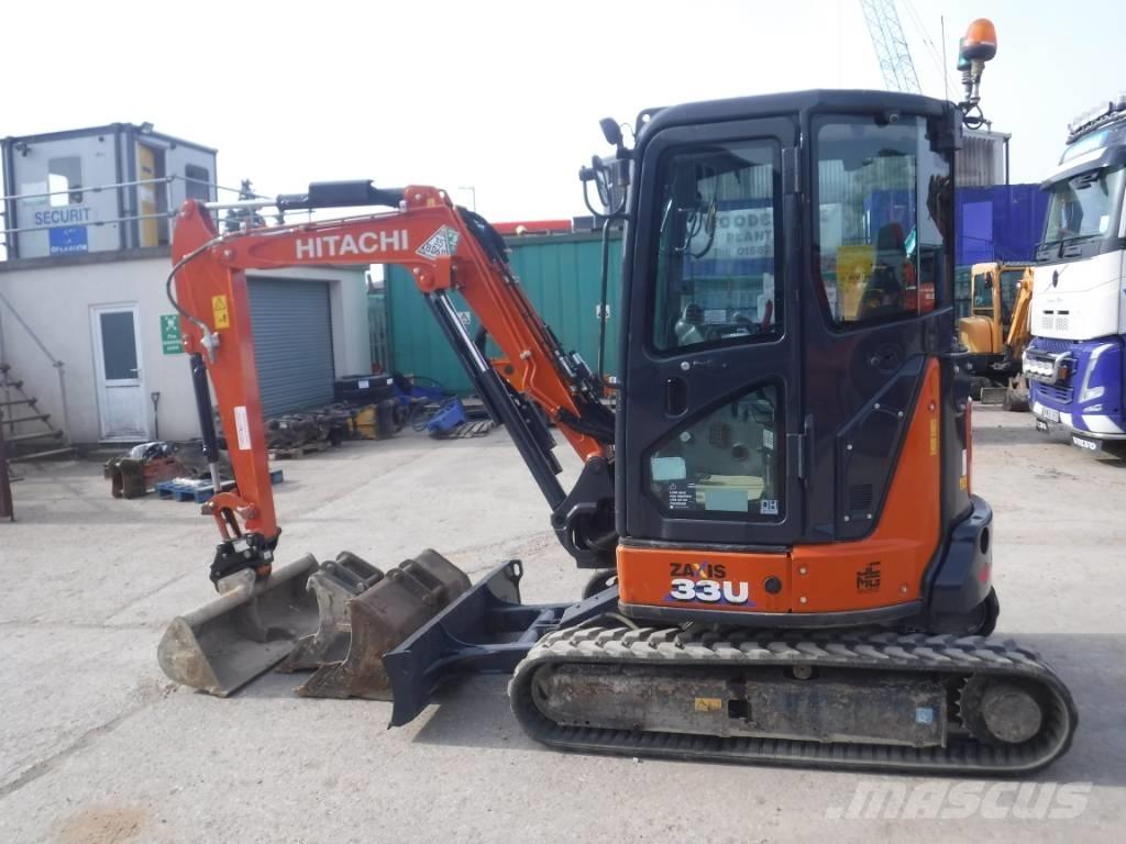 Hitachi ZX 33 U-6 Mini ekskavatoriai < 7 t