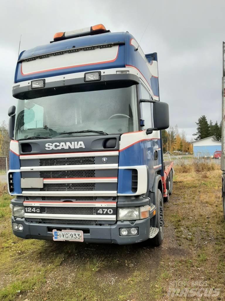 Scania R 124 Automobiliniai kranai