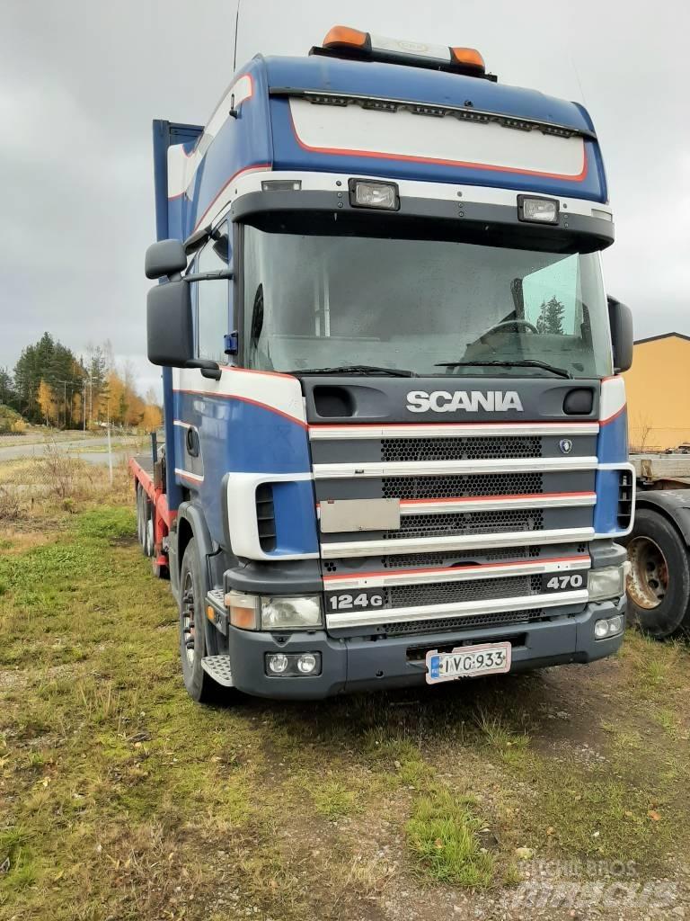 Scania R 124 Automobiliniai kranai