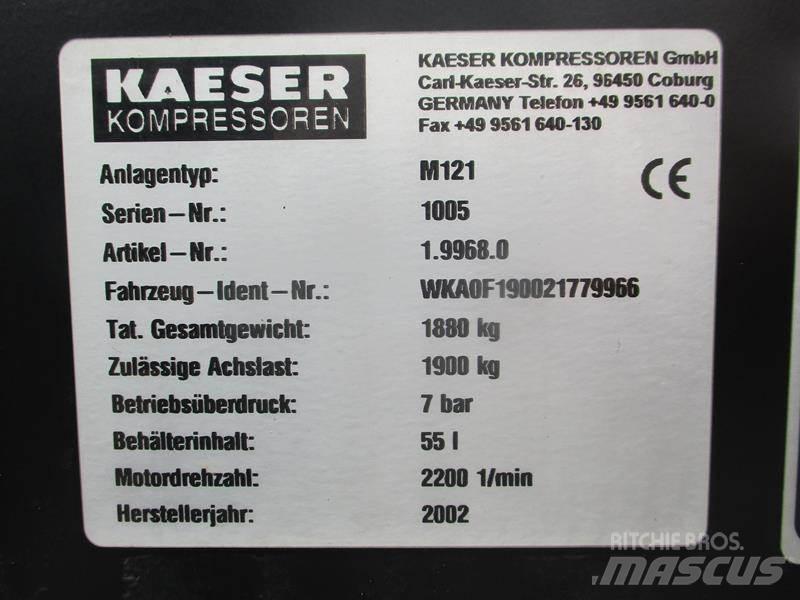 Kaeser M 121 Kompresoriai