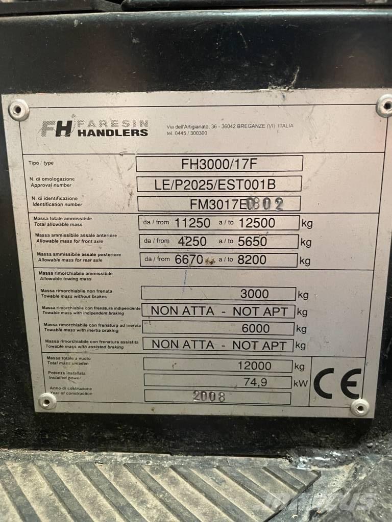 Faresin FH3000/17 Teleskopiniai krautuvai
