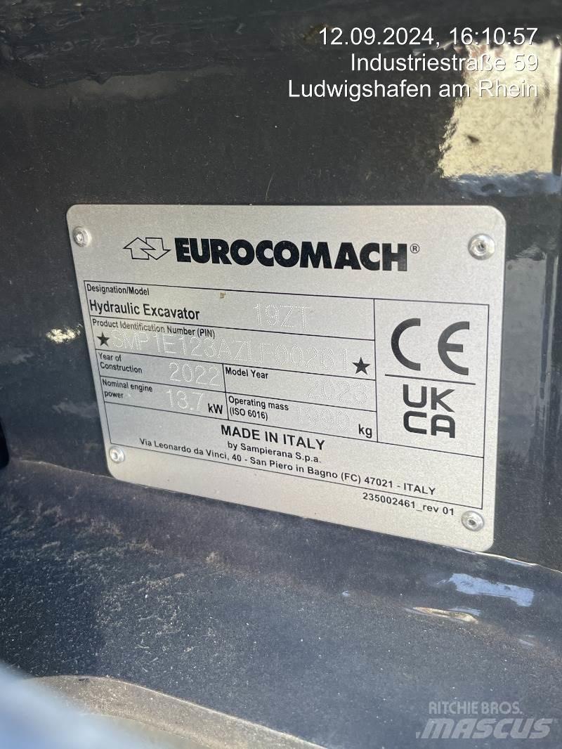 Eurocomach 19ZT Mini ekskavatoriai < 7 t