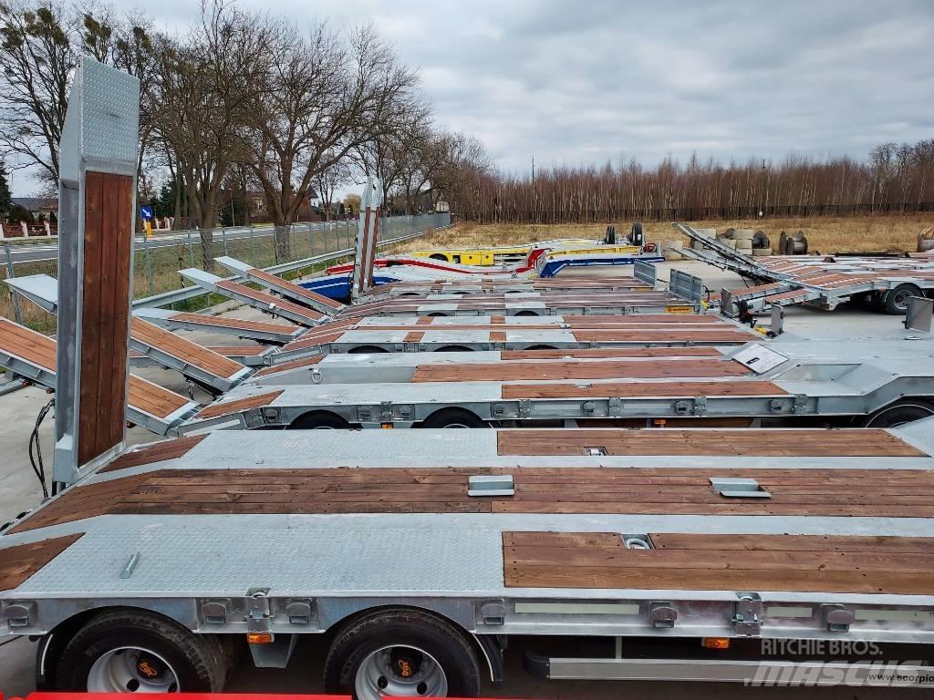 Eroglu Truck Carrier Žemo iškrovimo puspriekabės