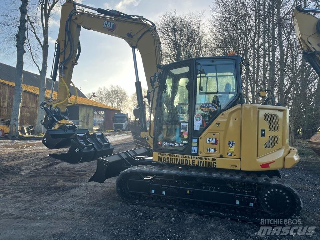 CAT 308 Vidutinės galios ekskavatoriai 7-12 t