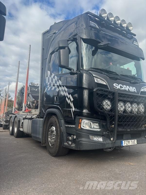 Scania R650B6X4NB Miškovežių vilkikai