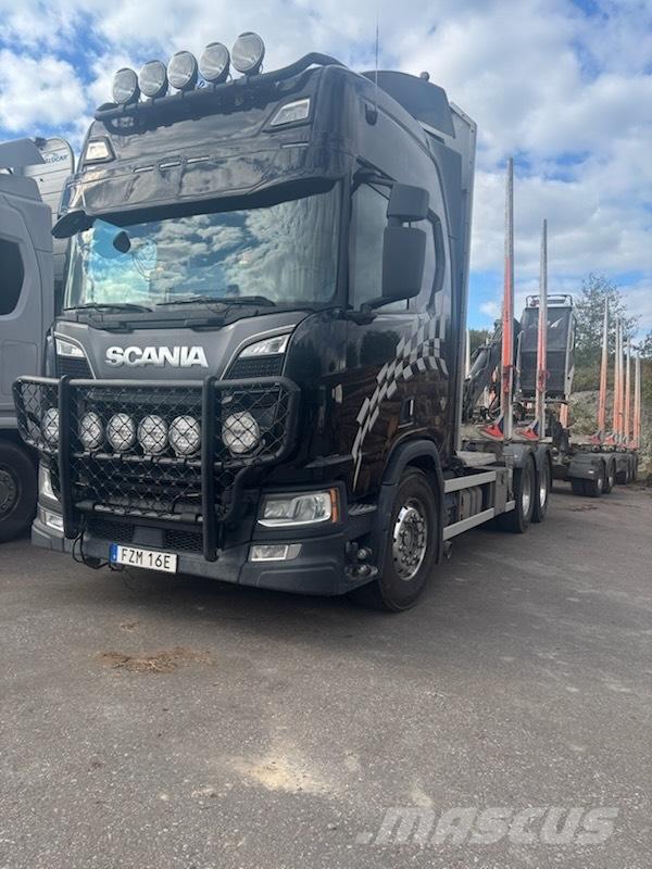 Scania R650B6X4NB Miškovežių vilkikai