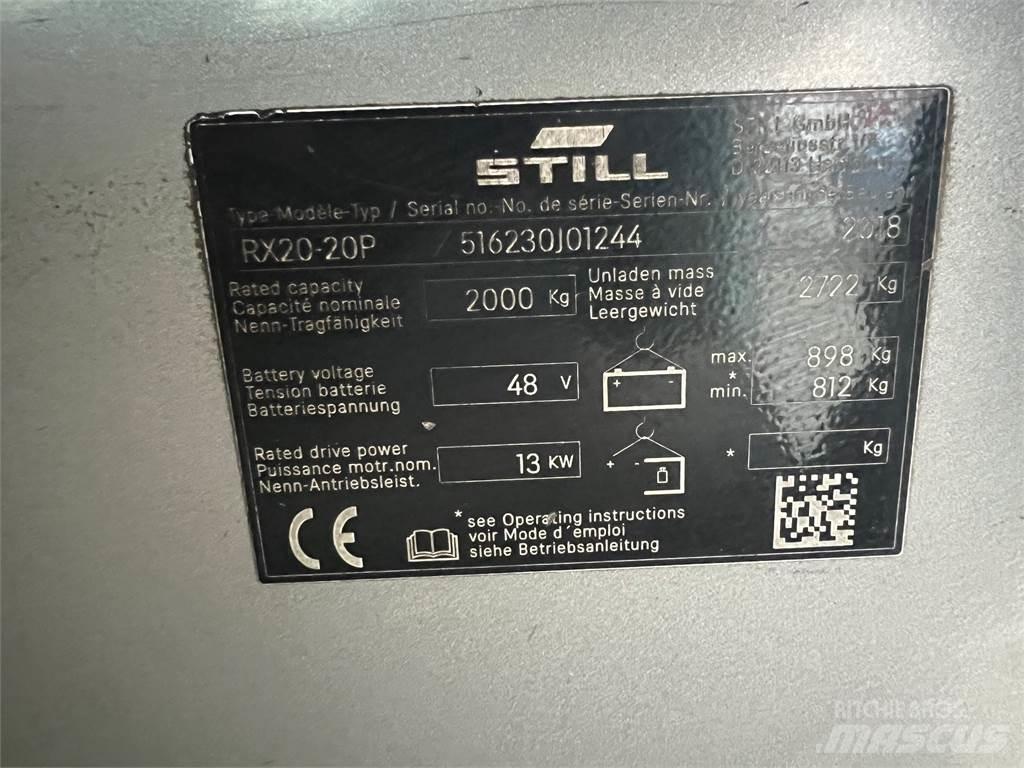 Still RX20-20P Elektriniai šakiniai krautuvai