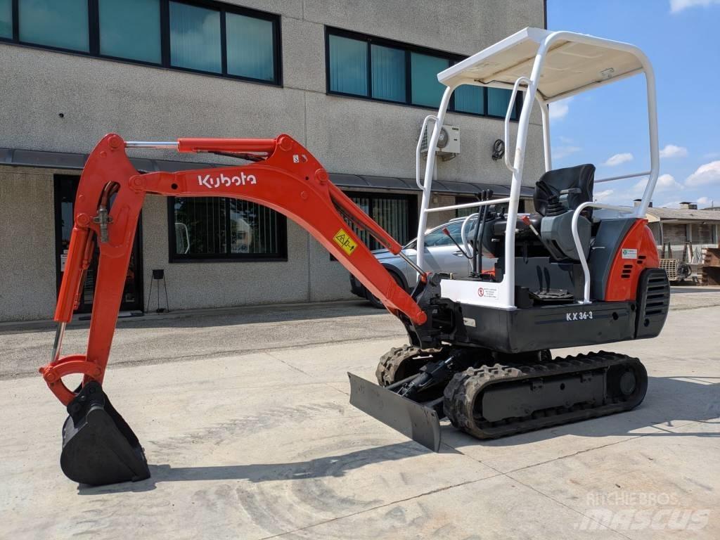 Kubota KX 36-3 Mini ekskavatoriai < 7 t