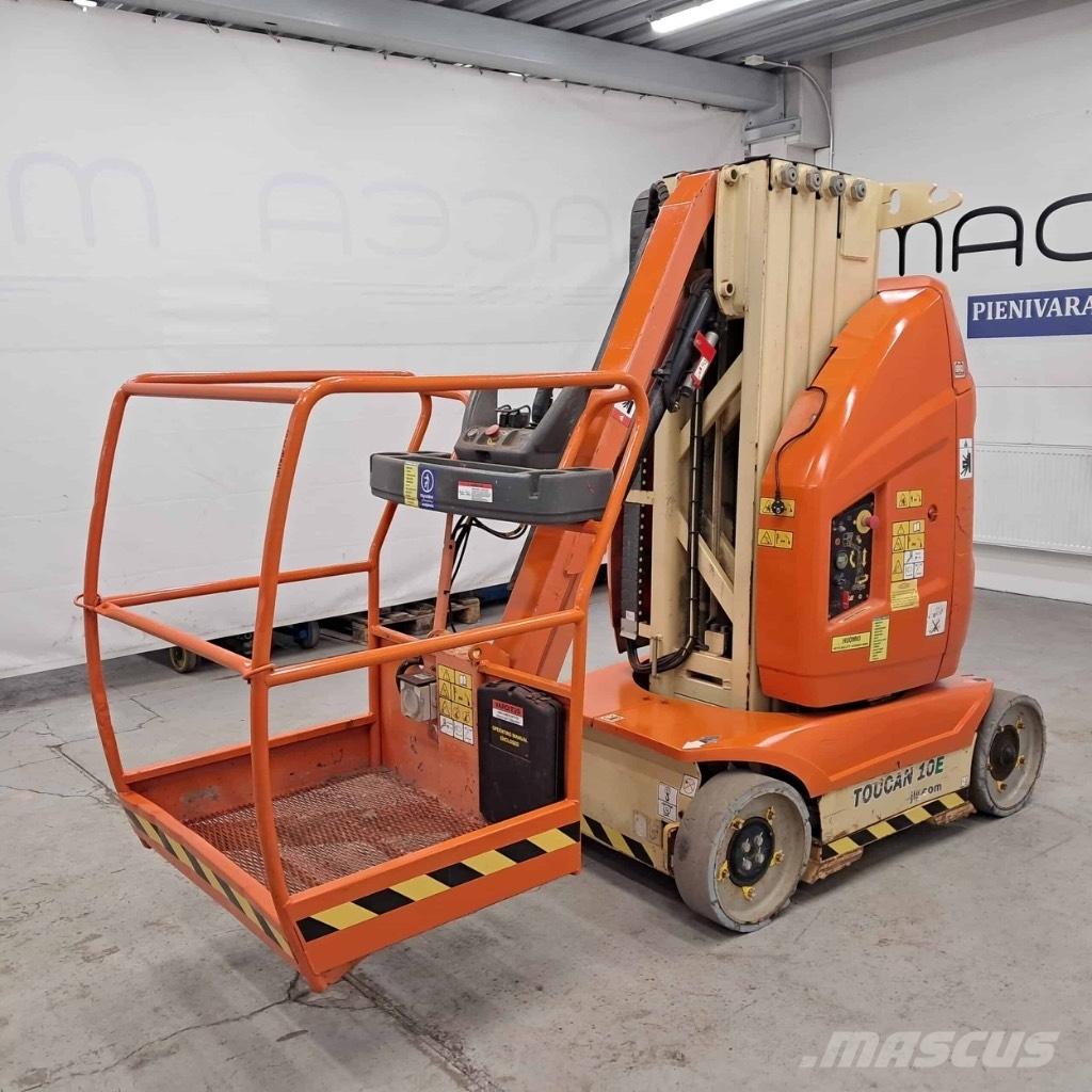 JLG Toucan 10 E Vertikalūs stiebiniai keltuvai