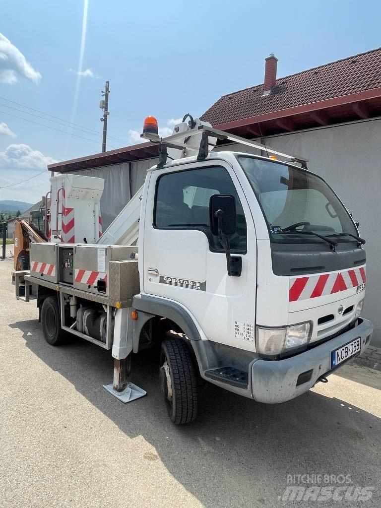 Nissan Cabstar Ant vilkikų montuojamos kėlimo platformos