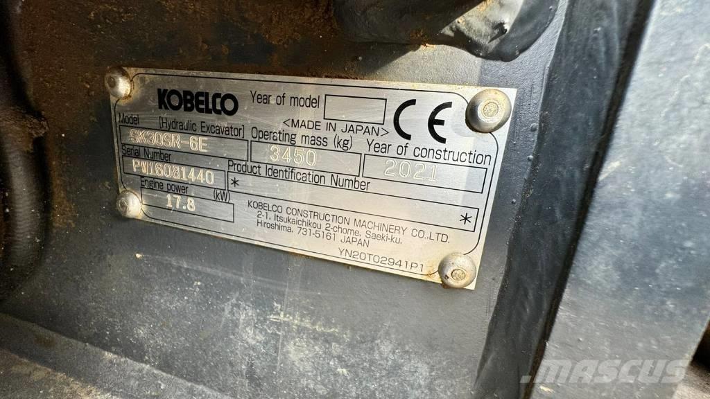 Kobelco SK 30 SR-6E Mini ekskavatoriai < 7 t