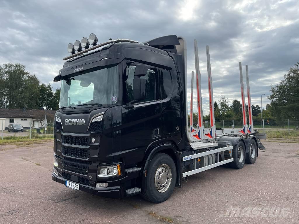 Scania R 730 Miškovežių vilkikai