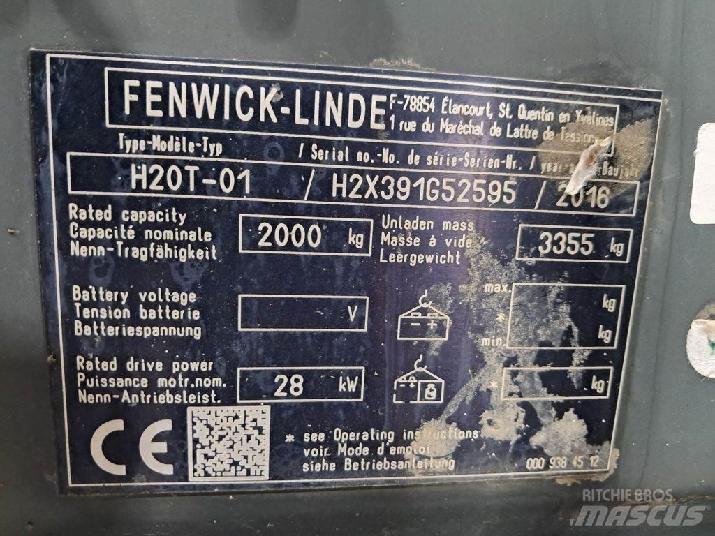Linde H20T-01 LPG (dujiniai) krautuvai