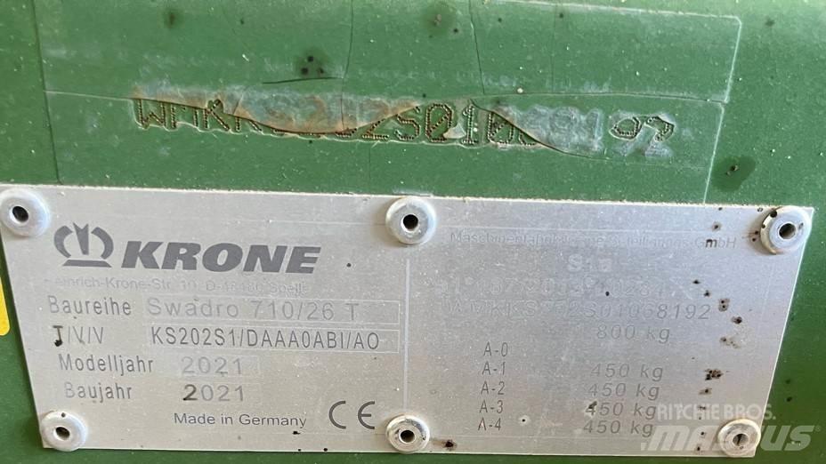 Krone 710/26T Pradalges formuojantys padargai