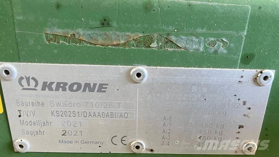 Krone 710/26T Pradalges formuojantys padargai