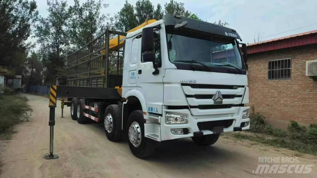 Howo 380 8x4 Savivarčių priekabų vilkikai