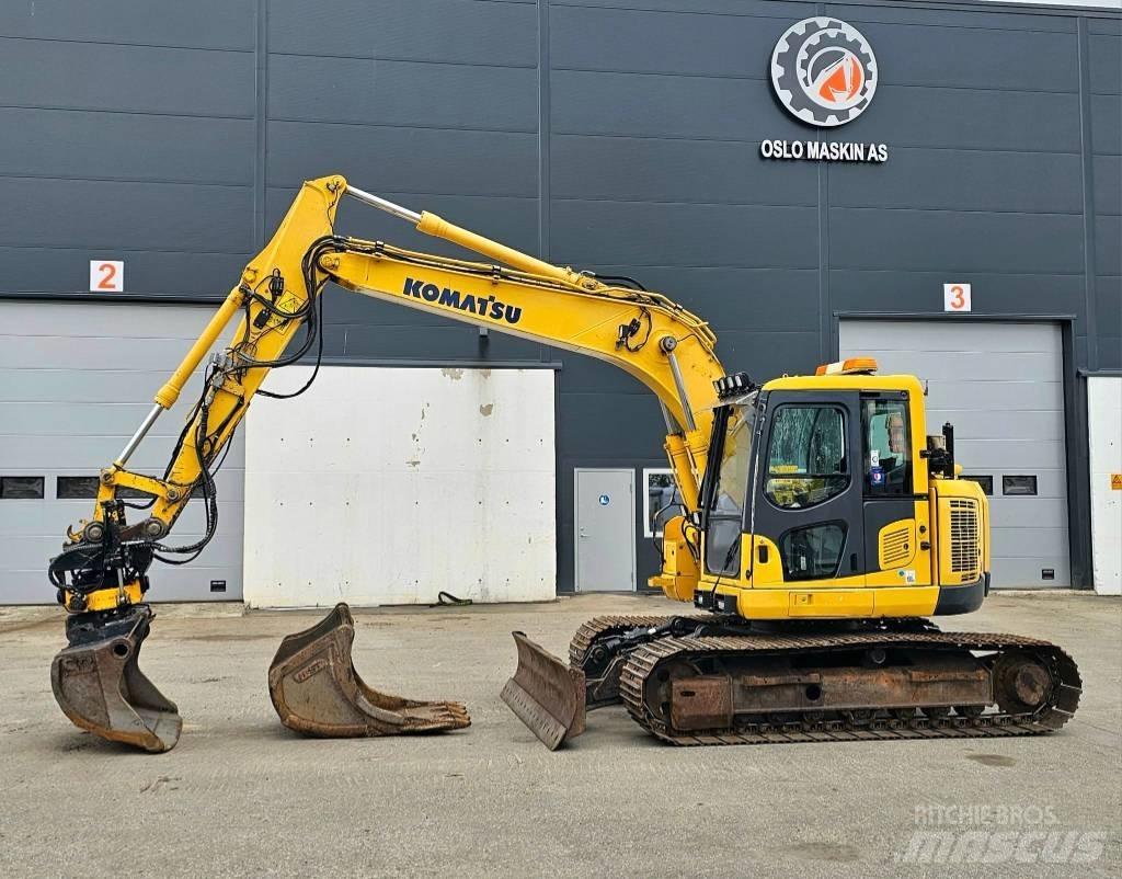 Komatsu PC 138 Vidutinės galios ekskavatoriai 7-12 t