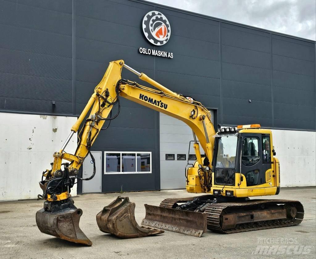 Komatsu PC 138 Vidutinės galios ekskavatoriai 7-12 t