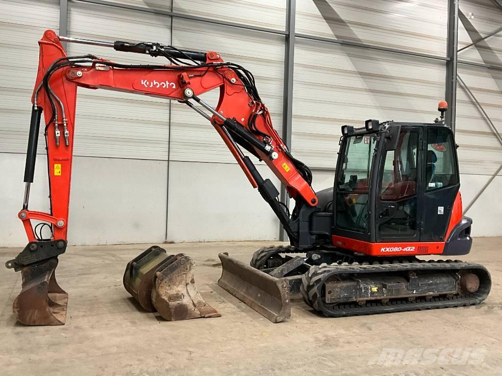 Kubota KX 080-4 A 2 Vidutinės galios ekskavatoriai 7-12 t