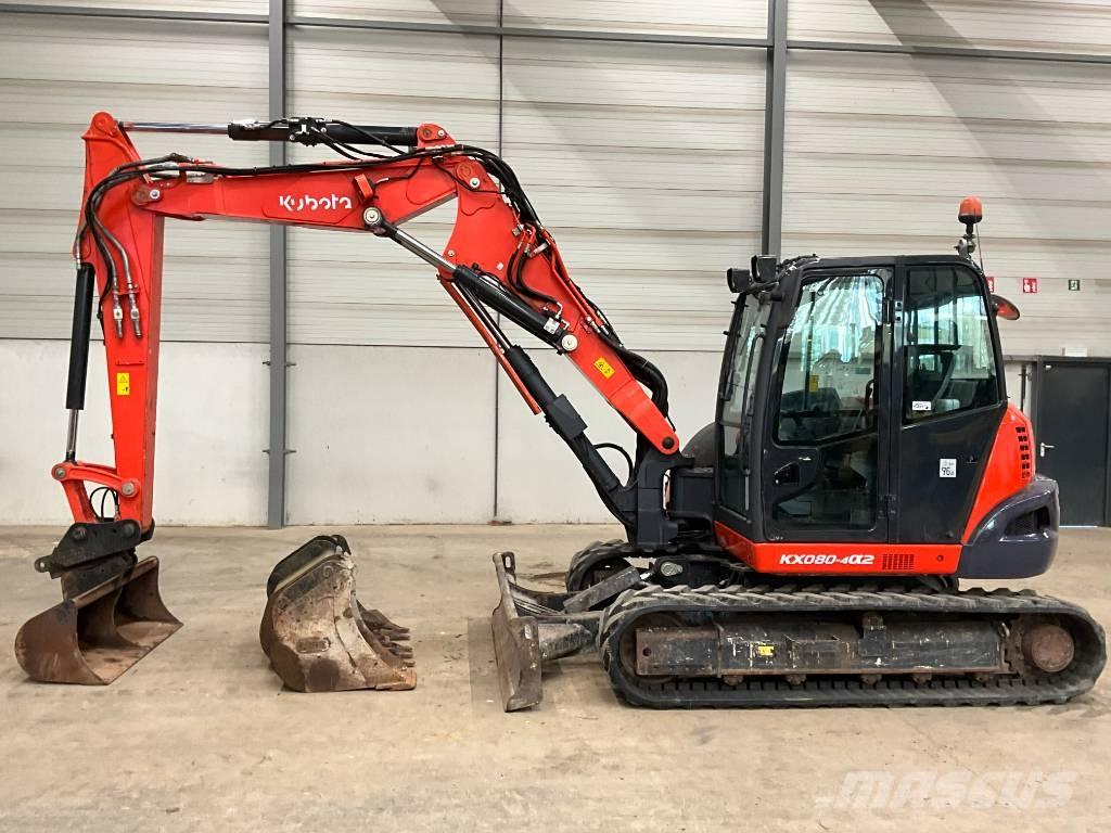 Kubota KX 080-4 A 2 Vidutinės galios ekskavatoriai 7-12 t