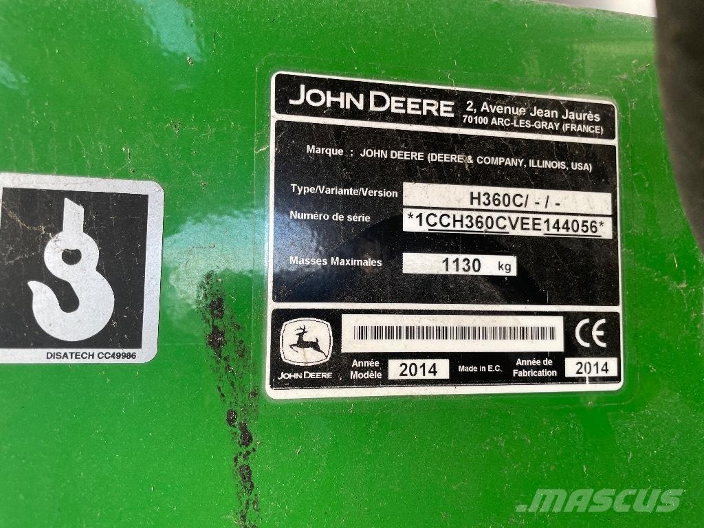 John Deere H 360 Frontaliniai krautuvai ir ekskavatoriai
