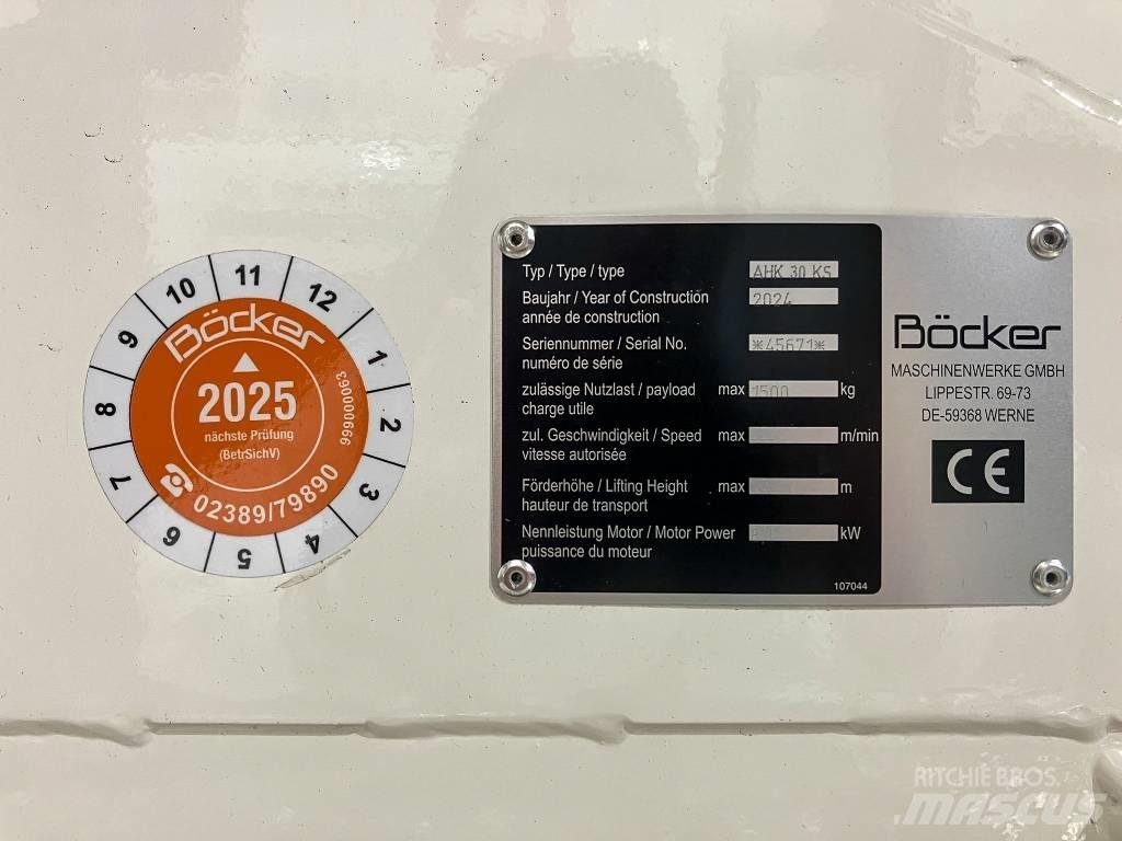 Böcker AHK 30e KS Kiti kranai