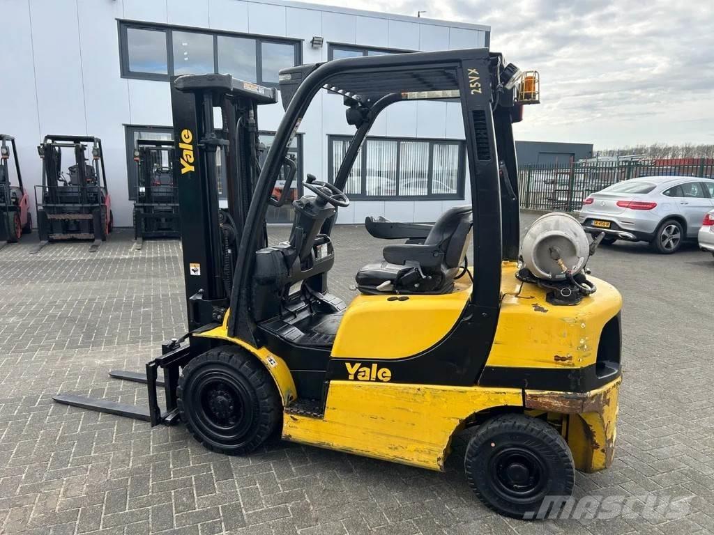 Yale 2.5 Heftruck LPG (dujiniai) krautuvai