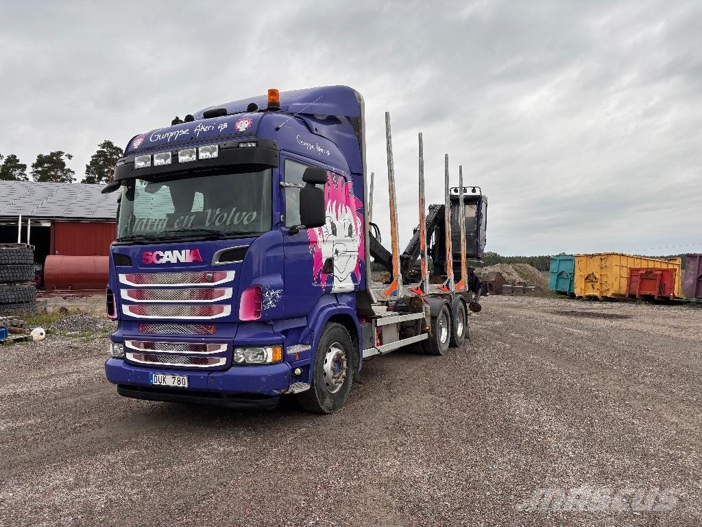 Scania 560. 6x4 Miškovežių vilkikai
