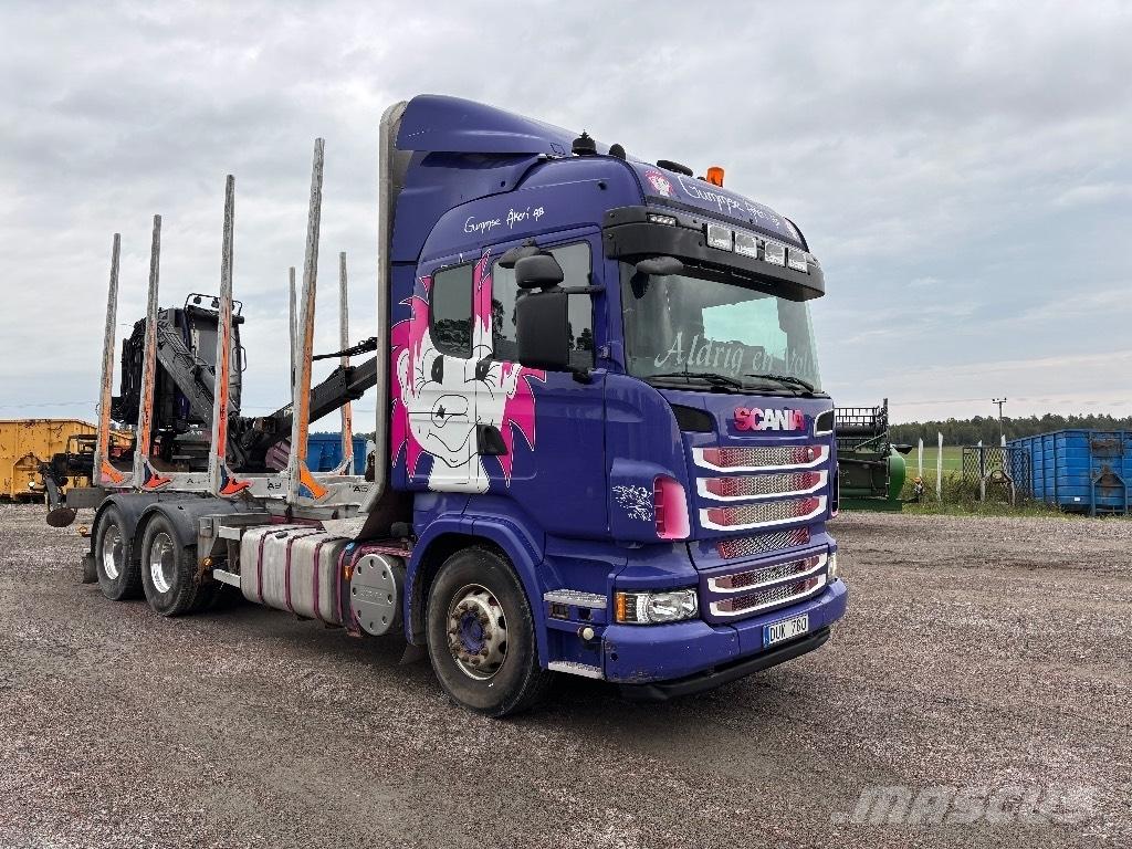 Scania 560. 6x4 Miškovežių vilkikai