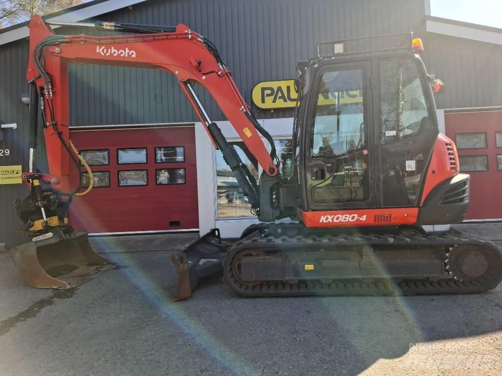 Kubota KX 080-4 Vidutinės galios ekskavatoriai 7-12 t