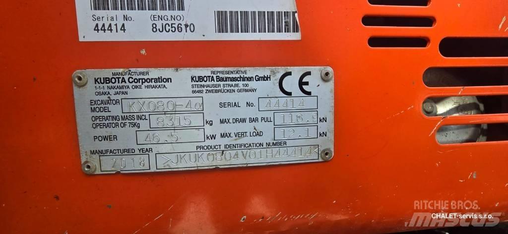 Kubota KX 808-4 A2 Vidutinės galios ekskavatoriai 7-12 t