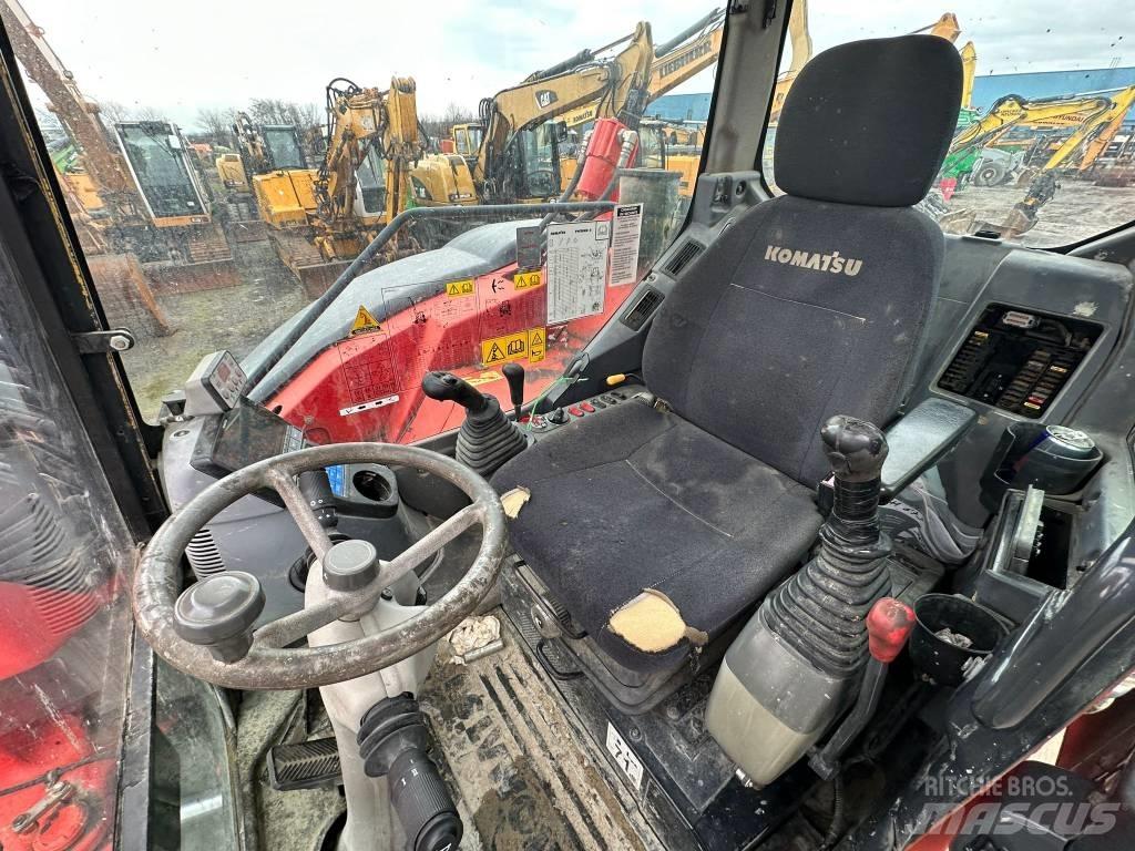 Komatsu PW98MR-8 Ratiniai ekskavatoriai