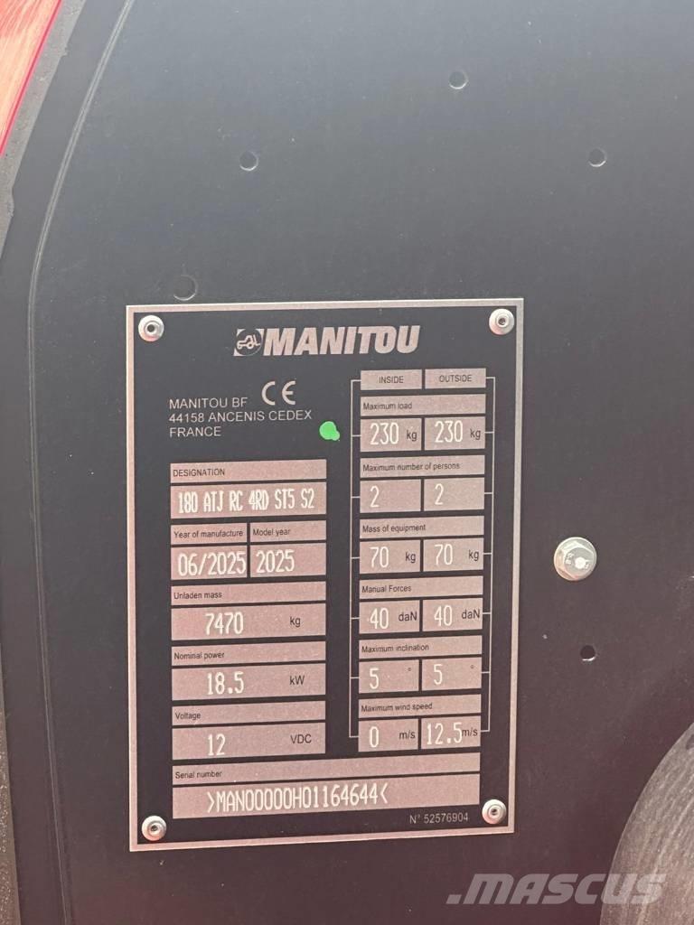 Manitou 180 ATJ Alkūniniai keltuvai