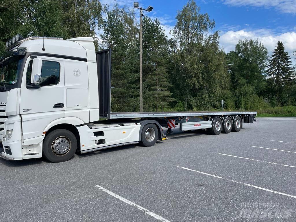 Hangler SDS-H 390 Bortinių sunkvežimių priekabos su nuleidžiamais bortais
