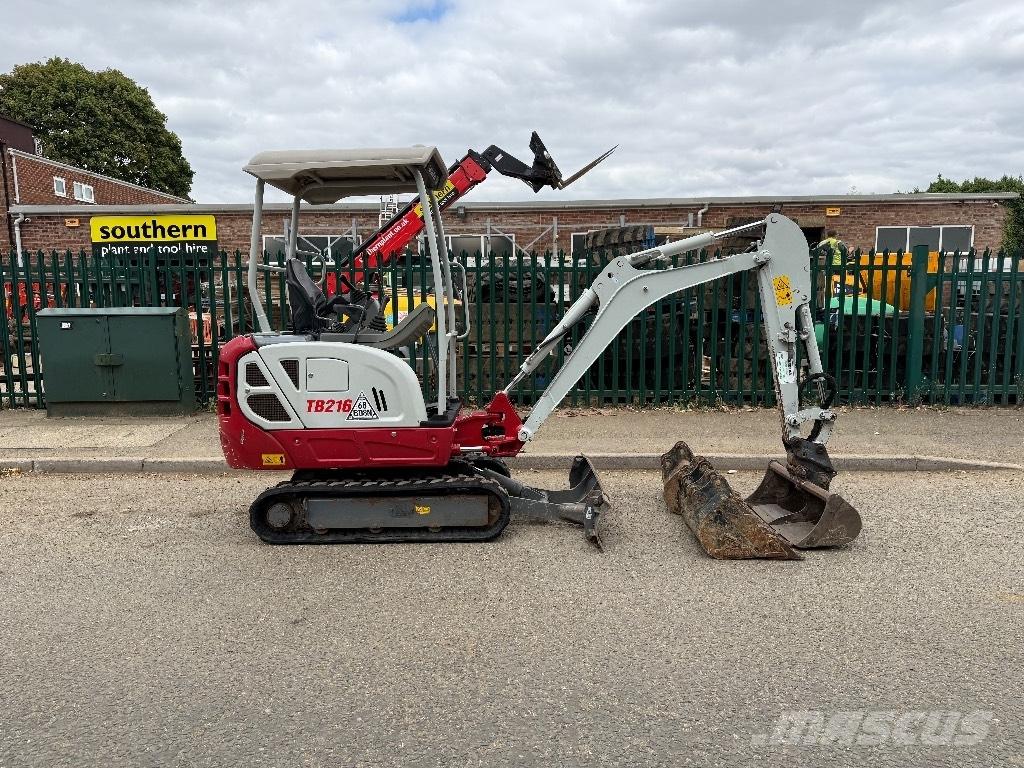 Takeuchi TB 216 Mini ekskavatoriai < 7 t