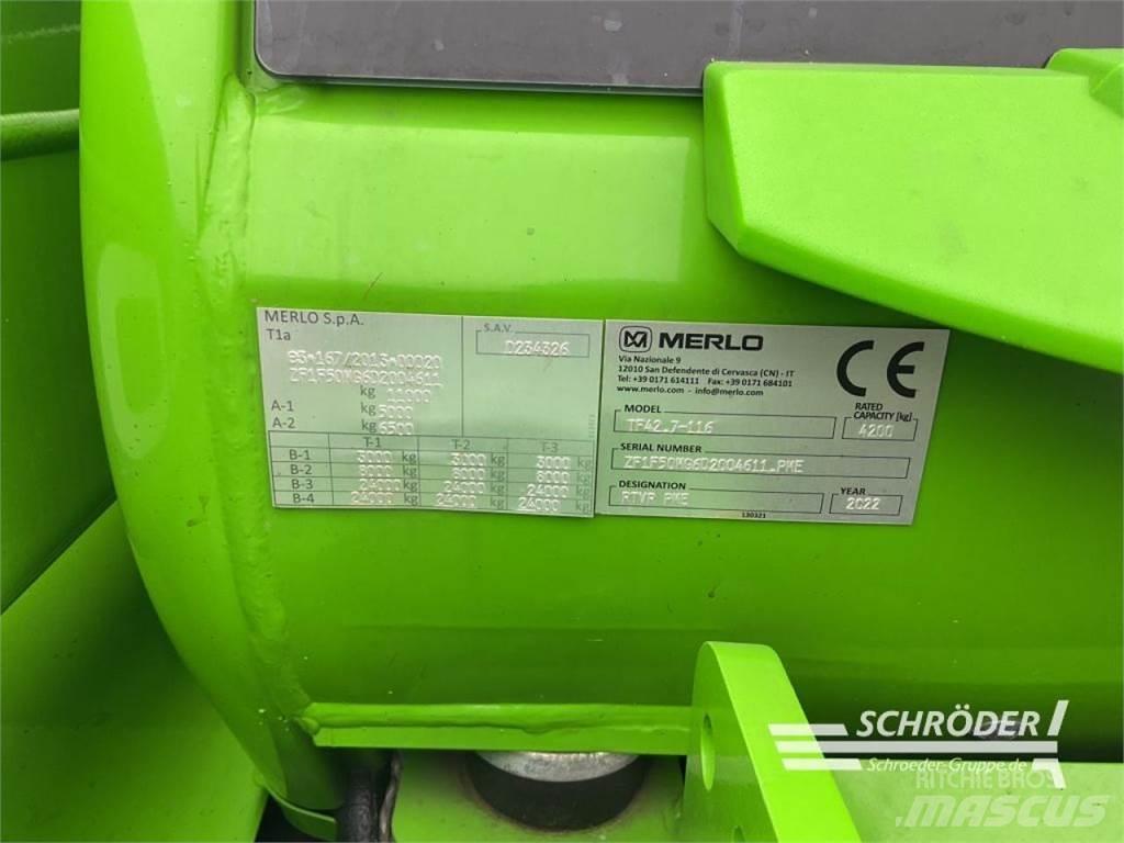 Merlo TF 42.7 - 116 Teleskopiniai krautuvai žemės ūkiui
