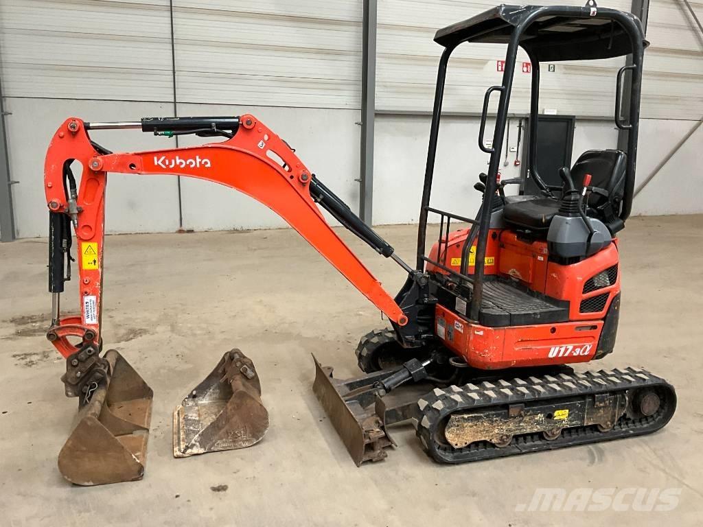 Kubota U 17-3 A Mini ekskavatoriai < 7 t