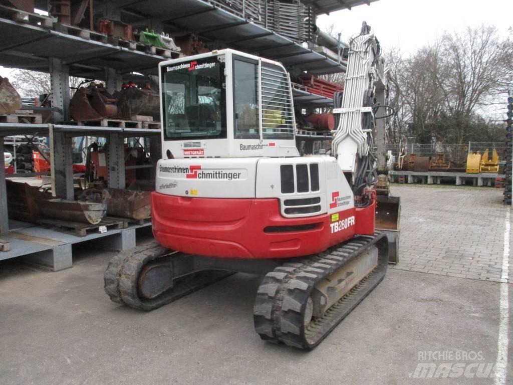 Takeuchi TB 280 FR Vidutinės galios ekskavatoriai 7-12 t