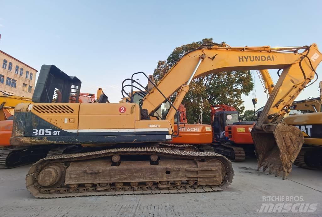 Hyundai R305LC-9T Vikšriniai ekskavatoriai