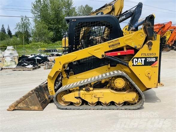 CAT 259D Krautuvai su šoniniu pasukimu