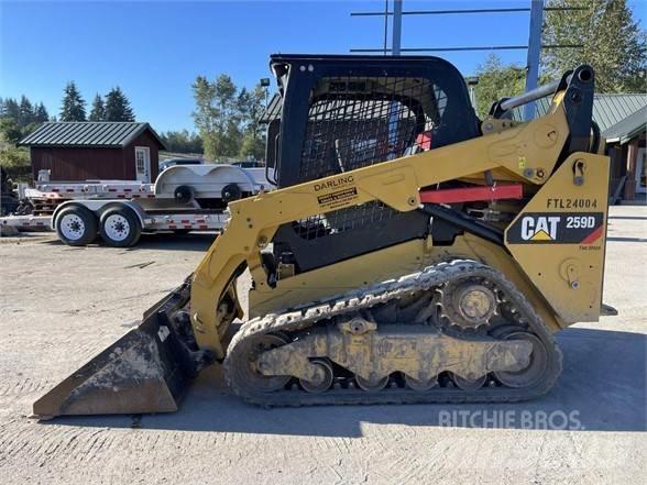 CAT 259D Krautuvai su šoniniu pasukimu
